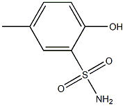 2-HYDROXY-5-METHYL-BENZENESULFONAMIDE Struktur