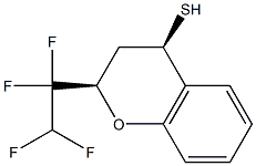 CIS-2-(1,1,2,2-TETRAFLUOROETHYL)CHROMANE-4-THIOL Struktur