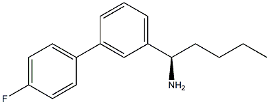 (1R)-1-[3-(4-FLUOROPHENYL)PHENYL]PENTYLAMINE Struktur