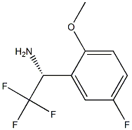 (1R)-2,2,2-TRIFLUORO-1-(5-FLUORO-2-METHOXYPHENYL)ETHYLAMINE Struktur