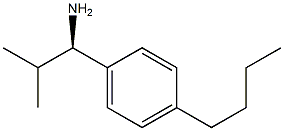 (1R)-1-(4-BUTYLPHENYL)-2-METHYLPROPYLAMINE Struktur