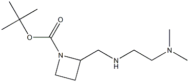 1-BOC-2-[(2-DIMETHYLAMINO-ETHYLAMINO)-METHYL]-AZETIDINE Struktur