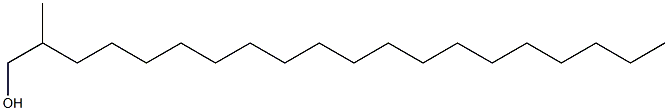 2-METHYLEICOSANOL Struktur