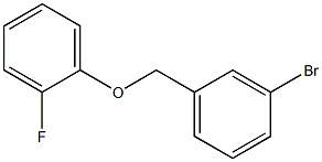 3-BROMOBENZYL-(2-FLUOROPHENYL)ETHER Struktur