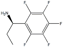 (1R)-1-(2,3,4,5,6-PENTAFLUOROPHENYL)PROPYLAMINE Struktur