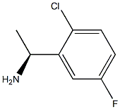 (1S)-1-(2-CHLORO-5-FLUOROPHENYL)ETHYLAMINE Struktur