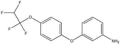 3-[4-(1,1,2,2-TETRAFLUOROETHOXY)PHENOXY]ANILINE Struktur