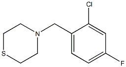 4-(2-CHLORO-4-FLUOROBENZYL)THIOMORPHOLINE Struktur