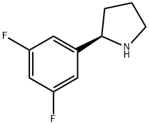 (2R)-2-(3,5-DIFLUOROPHENYL)PYRROLIDINE Struktur