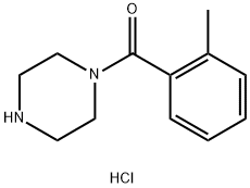 PIPERAZIN-1-YL-O-TOLYL-METHANONE HYDROCHLORIDE Struktur