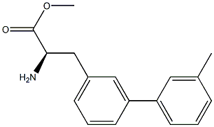 METHYL (2R)-2-AMINO-3-[3-(3-METHYLPHENYL)PHENYL]PROPANOATE Struktur