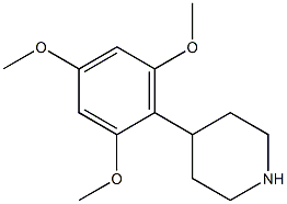 4-(2,4,6-TRIMETHOXYPHENYL)PIPERIDINE Struktur