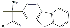 (2R)-2-AMINO-2-FLUOREN-2-YLPROPANOIC ACID Struktur