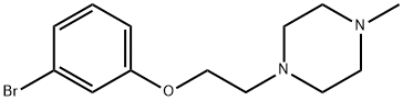 1-[2-(3-BROMOPHENOXY)ETHYL]-4-METHYLPIPERAZINE Struktur