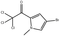 1-(4-BROMO-1-METHYL-1H-PYRROL-2-YL)-2,2,2-TRICHLORO-1-ETHANONE Struktur