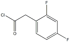 2,4-DIFLUOROPHENYLACETYL CHLORIDE Struktur