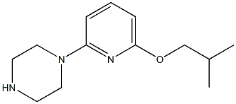 1-(6-ISOBUTOXY-PYRIDIN-2-YL)-PIPERAZINE Struktur