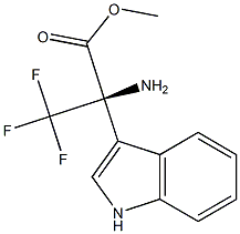 METHYL 3,3,3-TRIFLUORO-2-(1H-INDOL-3-YL)ALANINATE Struktur