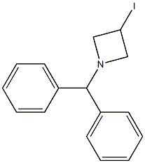 1-DIPHENYLMETHYL-3-IODOAZETIDINE Struktur