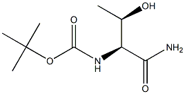 L-T-BUTOXYCARBONYLTHREONINE AMIDE Struktur