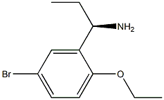 (1R)-1-(5-BROMO-2-ETHOXYPHENYL)PROPYLAMINE Struktur