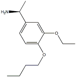 (1S)-1-(4-BUTOXY-3-ETHOXYPHENYL)ETHYLAMINE Struktur