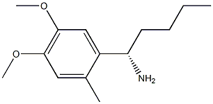 (1S)-1-(4,5-DIMETHOXY-2-METHYLPHENYL)PENTYLAMINE Struktur