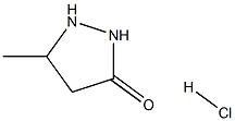 5-METHYLPYRAZOLIDIN-3-ONE HYDROCHLORIDE Struktur