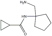 N-[1-(AMINOMETHYL)CYCLOPENTYL]CYCLOPROPANECARBOXAMIDE Struktur