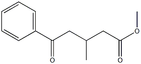 METHYL 5-PHENYL-3-METHYL-5-OXOVALERATE Struktur