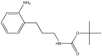 2-(3-TERT-BUTOXYCARBONYLAMINOPROPYL)ANILINE Struktur