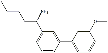 (1S)-1-[3-(3-METHOXYPHENYL)PHENYL]PENTYLAMINE Struktur