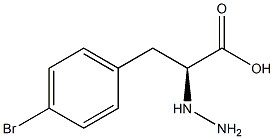 (S)-3-(4-BROMO-PHENYL)-2-HYDRAZINO-PROPIONIC ACID Struktur