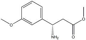 METHYL (3S)-3-AMINO-3-(3-METHOXYPHENYL)PROPANOATE Struktur