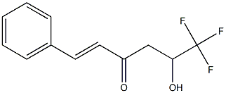 6,6,6-TRIFLUORO-5-HYDROXY-1-PHENYLHEX-1-(E)-ENE-3-ONE Struktur