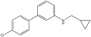 (1S)[3-(4-CHLOROPHENYL)PHENYL]CYCLOPROPYLMETHYLAMINE Struktur