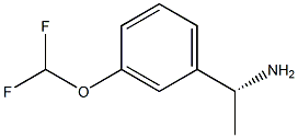 (1R)-1-[3-(DIFLUOROMETHOXY)PHENYL]ETHYLAMINE Struktur