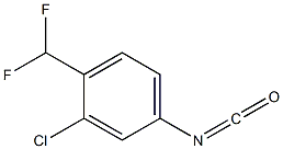 3-CHLORO-4-DIFLUOROMETHYL-PHENYLISOCYANATE Struktur