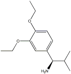 (1R)-1-(3,4-DIETHOXYPHENYL)-2-METHYLPROPYLAMINE Struktur