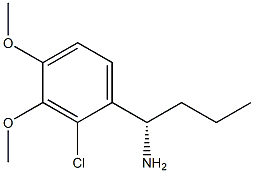 (1S)-1-(2-CHLORO-3,4-DIMETHOXYPHENYL)BUTYLAMINE Struktur