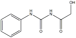 N-(ANILINOCARBONYL)-2-HYDROXYACETAMIDE Struktur