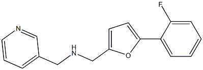 1-(5-(2-FLUOROPHENYL)-2-FURYL)-N-(PYRIDIN-3-YLMETHYL)METHANAMINE Struktur