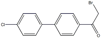 4-(4-CHLOROPHENYL)BROMOACETYLBENZENE Struktur