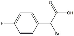 ALPHA-BROMO-4-FLUOROPHENYLACETIC ACID Struktur