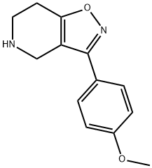 3-(4-METHOXYPHENYL)-4,5,6,7-TETRAHYDROISOXAZOLO[4,5-C]PYRIDINE Struktur