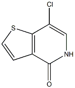 7-CHLOROTHIENO[3,2-C]PYRIDIN-4(5H)-ONE Struktur