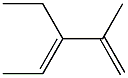 3-ETHYL-2-METHYL-1,3-PENTADIENE Struktur