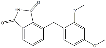 2,4-DIMETHOXYBENZYLPHTHALIMIDE Struktur