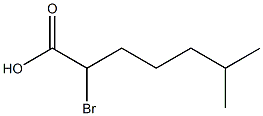 2-BROMOISOOCTANOIC ACID Struktur