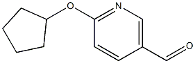 6-(CYCLOPENTYLOXY)NICOTINALDEHYDE Struktur